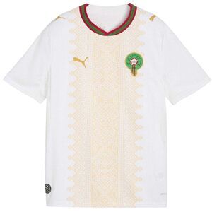 Puma Childrens/Kids World Cup 2026 Morocco Away Shirt / White/Gold